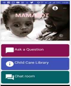 Mamabot interface